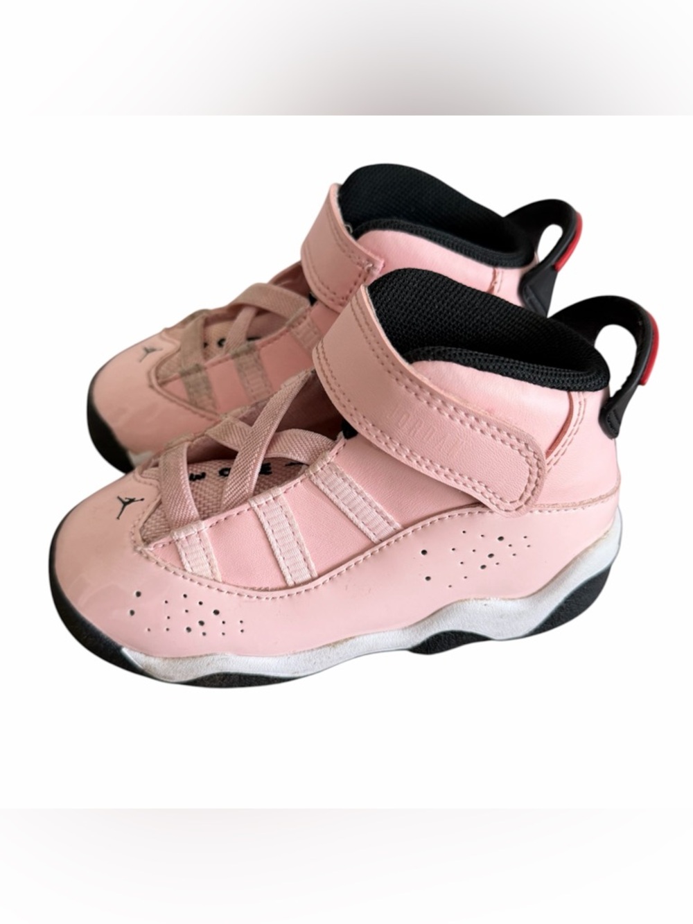 Jordan 6 Rings Toddler 7C Pink Sneakers